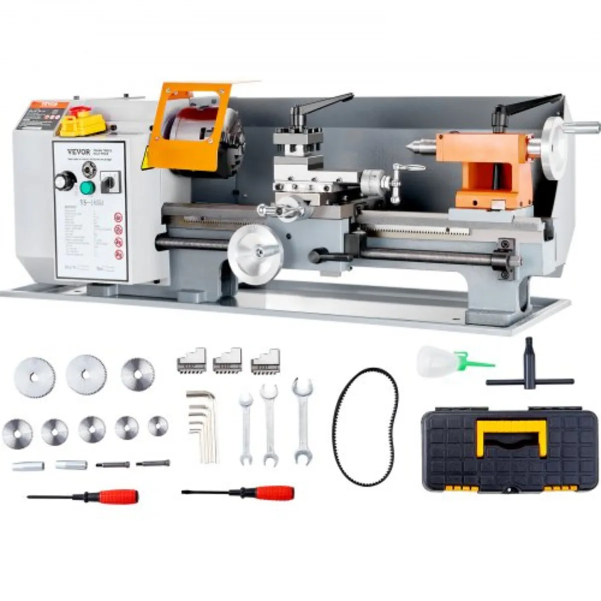 Metal Lathe Machine, 7'' x 13.78'', Precision Benc