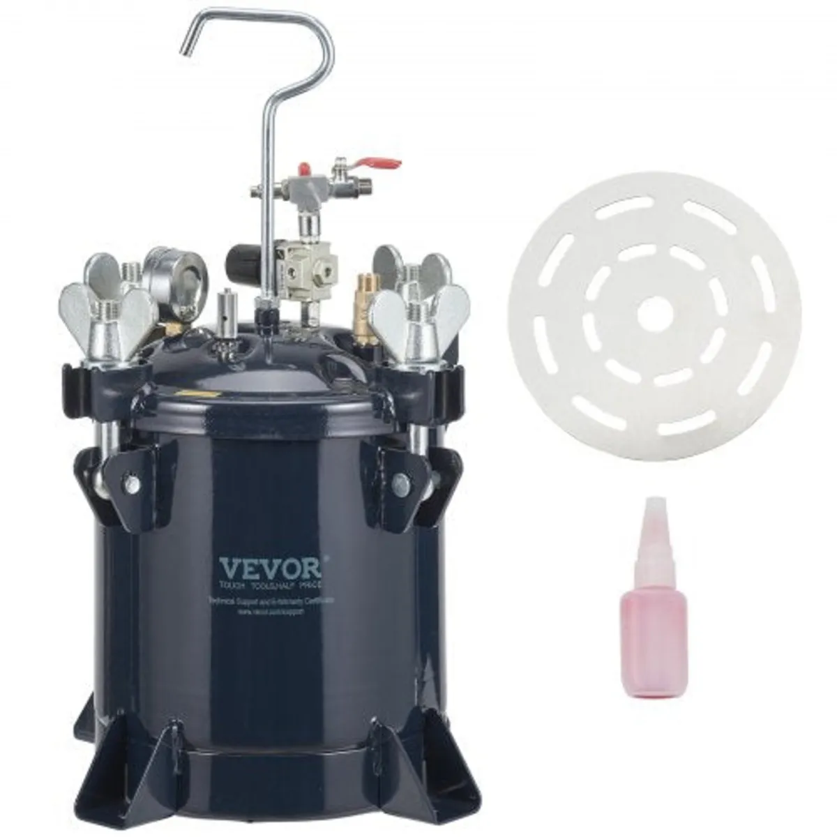 Spray Paint Pressure Pot Tank, 10L/2.5gal Air Pain