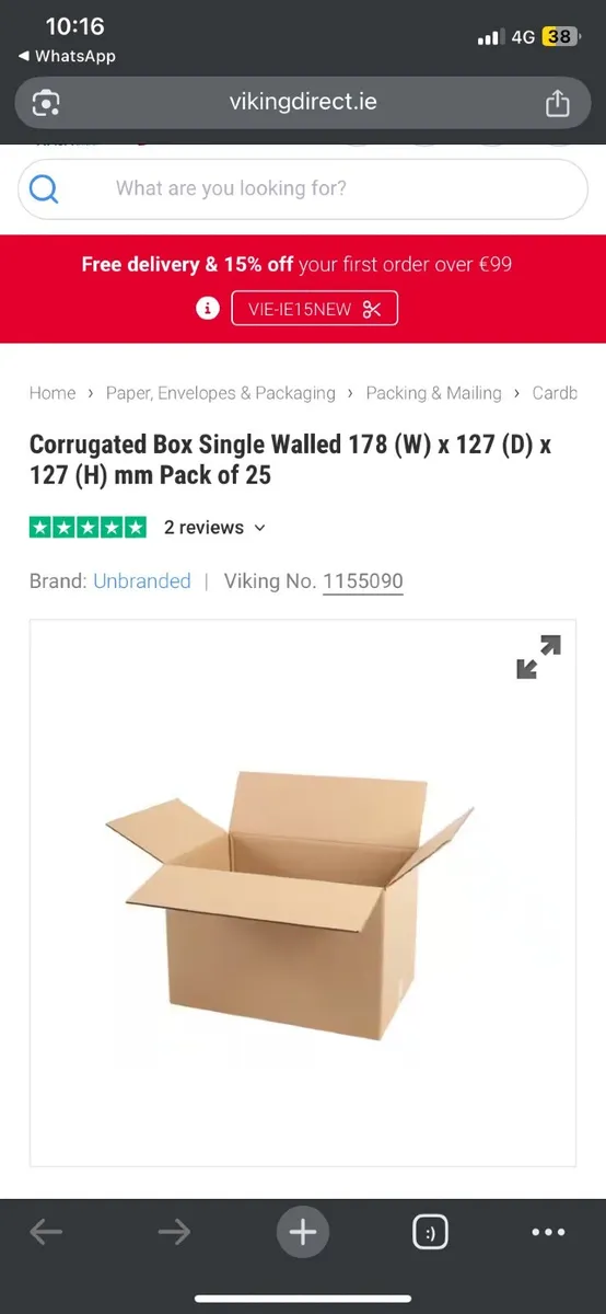 Cardboard boxes - Image 1