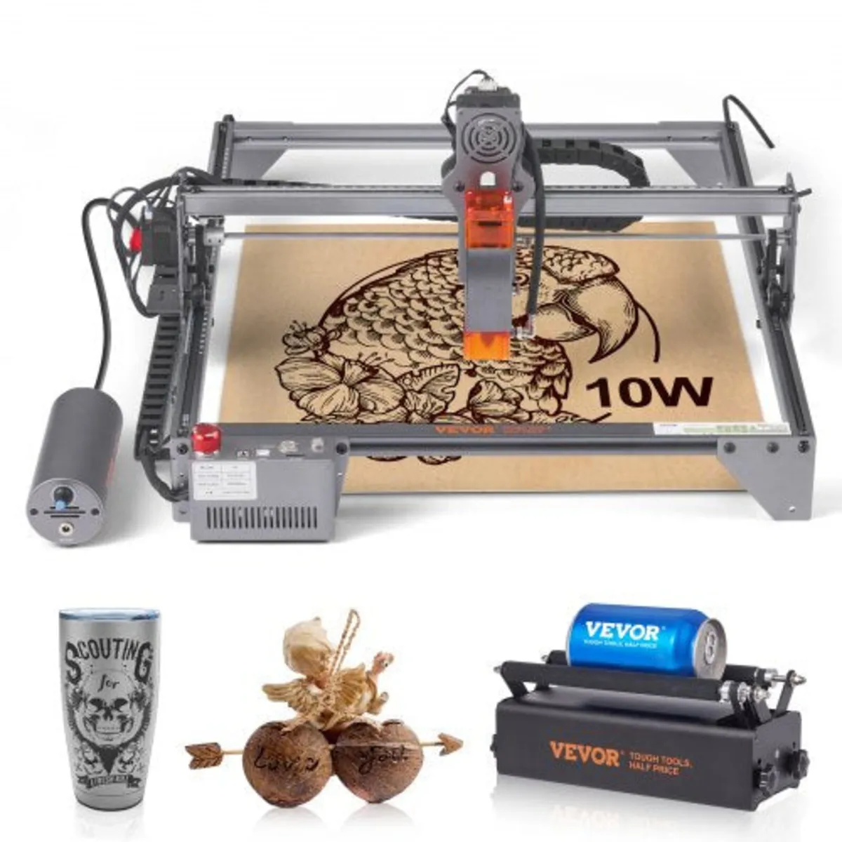 Laser Engraver Laser Engraving Machine 10W Compres