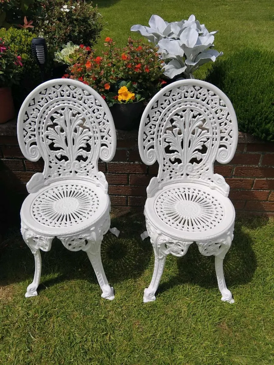 Cast Iron garden chairs