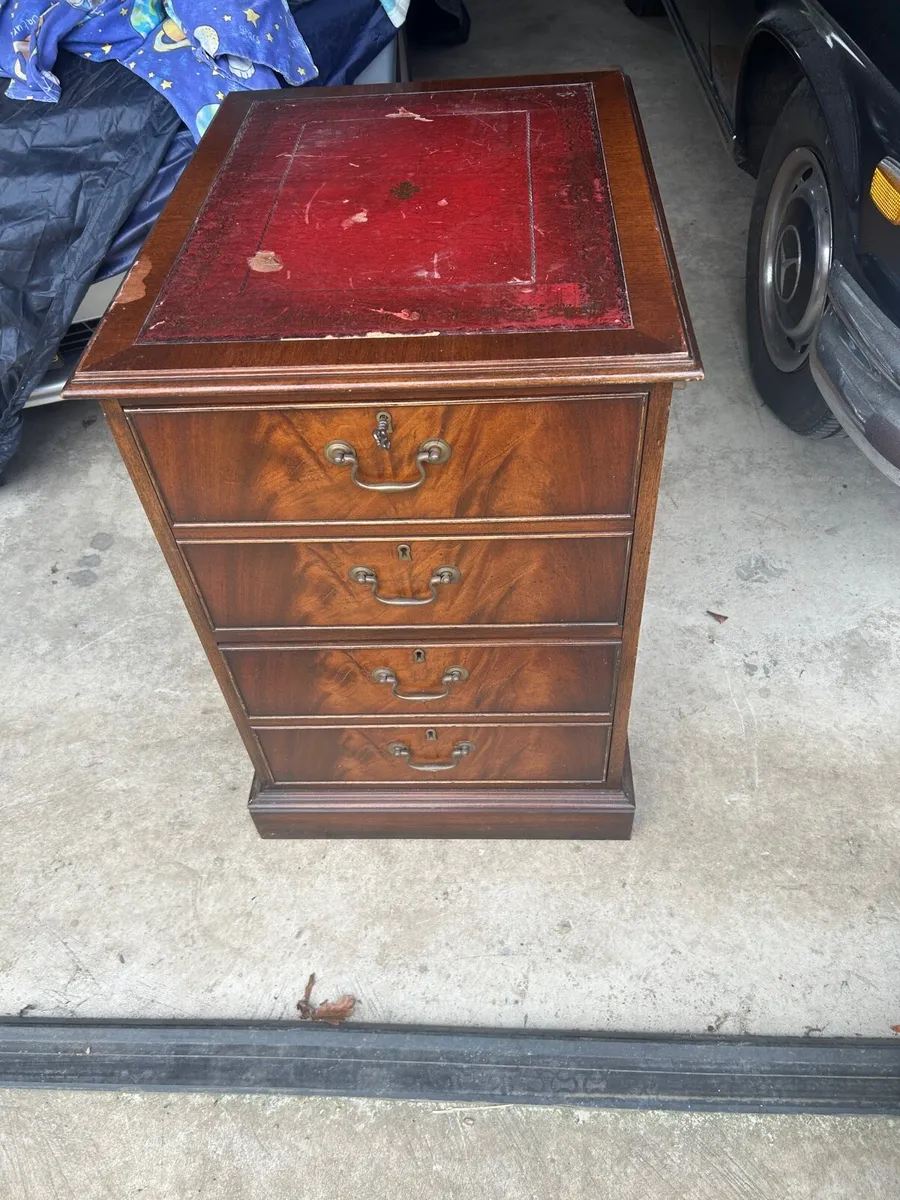 Timber Filing Cabinet - Image 1