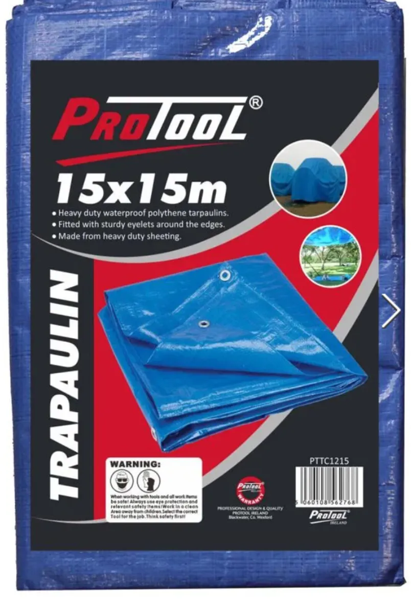 Tarpaulin heavy duty 15x15m - Image 1