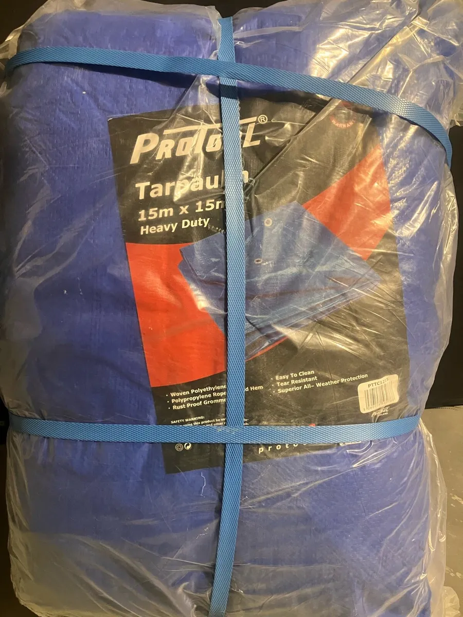 Tarpaulin heavy duty 15x15m - Image 3