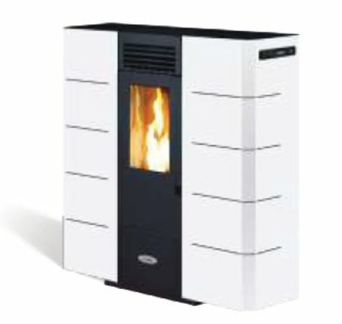 NEW Compact slim white pellet stove - Image 2