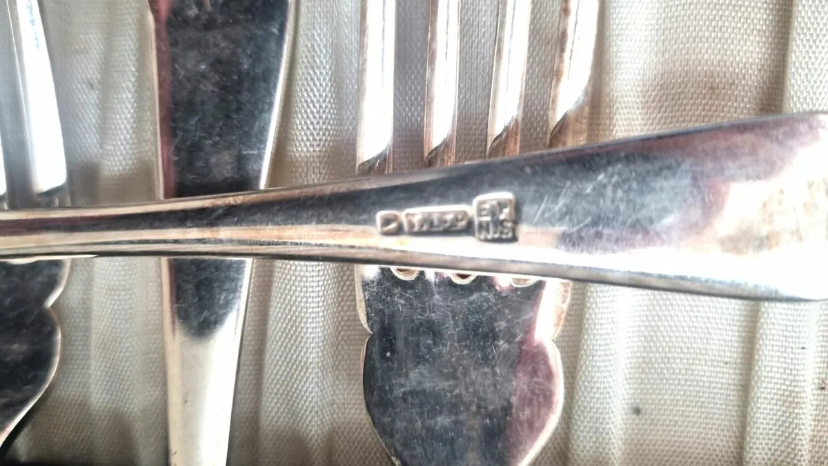 Silver Plated Cake/Pastry Set - Image 2