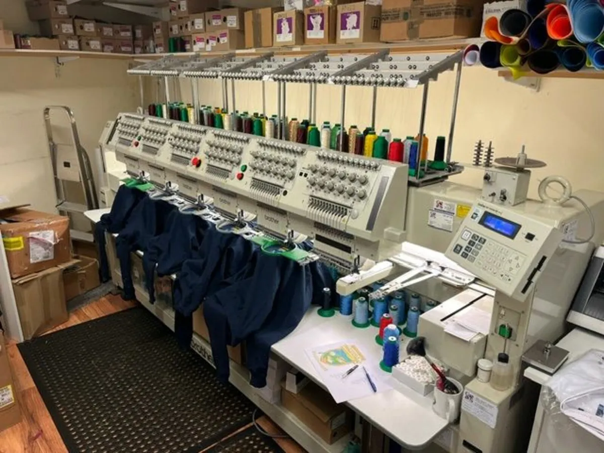 Brother 6 Head Embroidery Machine - Image 1