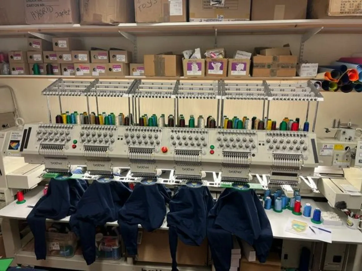 Brother 6 Head Embroidery Machine - Image 2