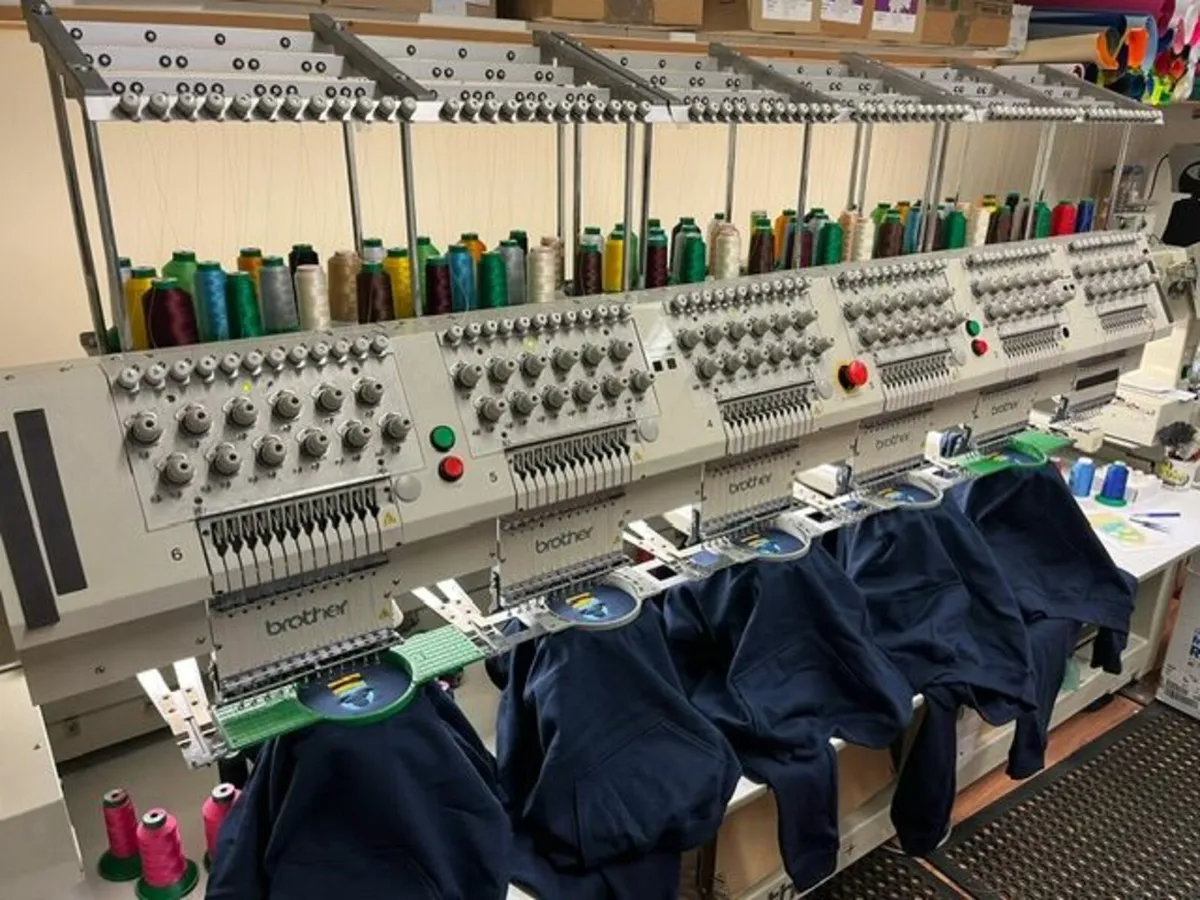 Brother 6 Head Embroidery Machine - Image 3