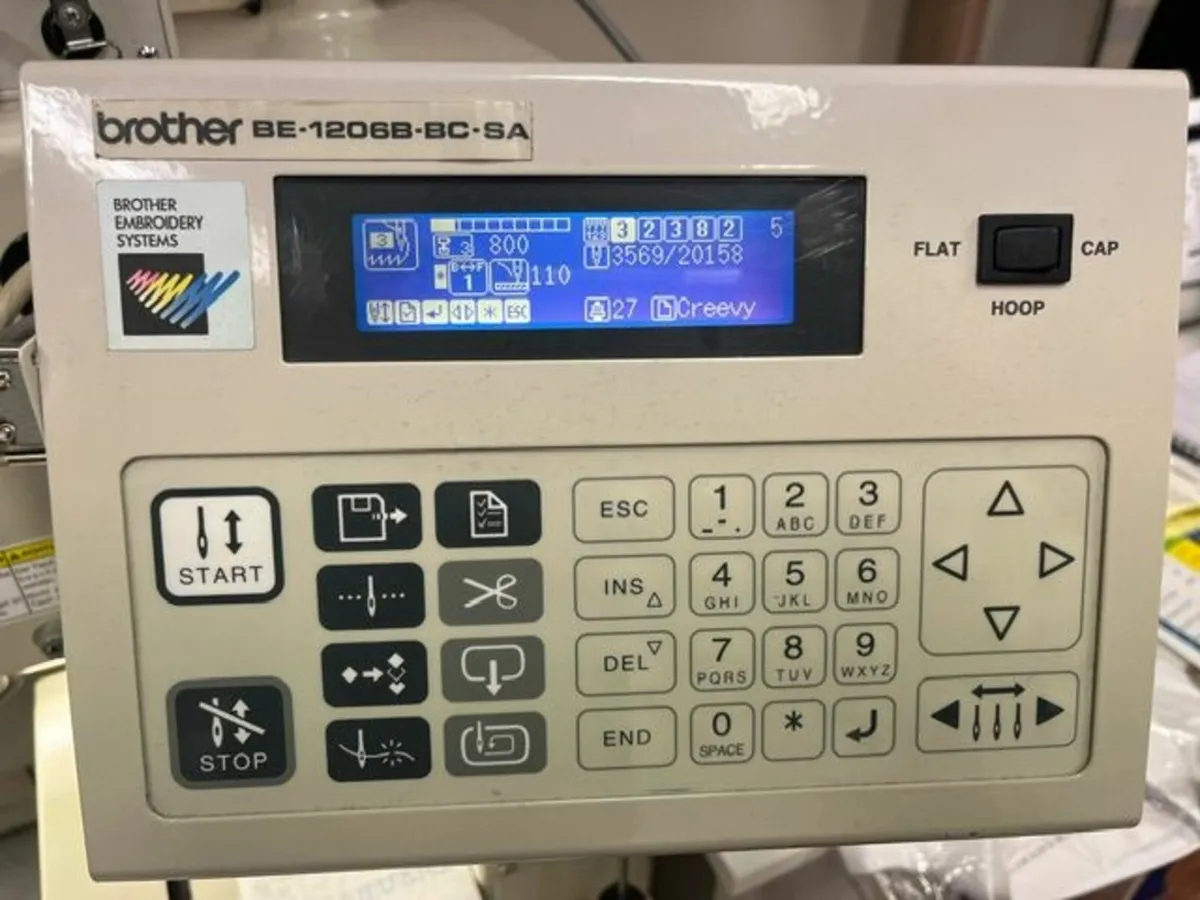 Brother 6 Head Embroidery Machine - Image 4