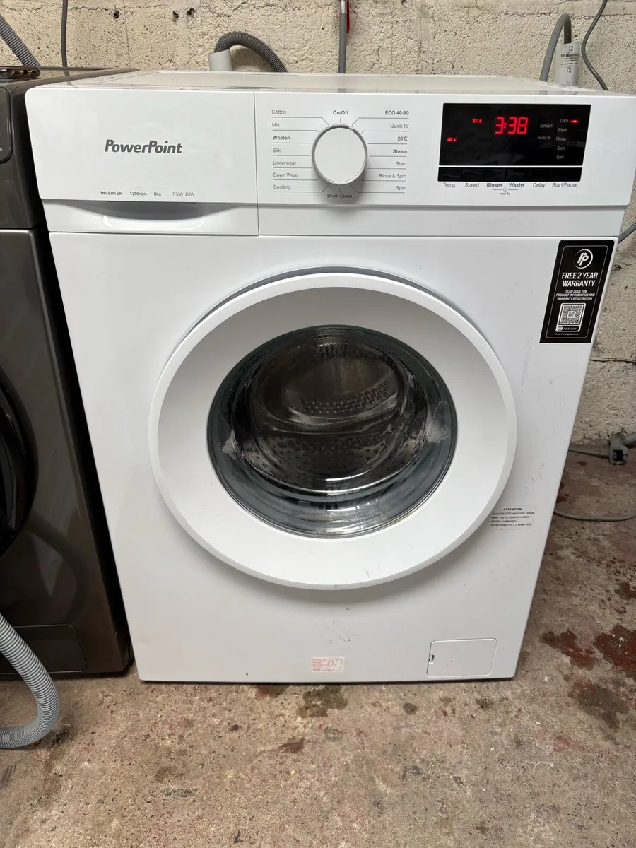 PowerPoint Washing Machine 8kg Drum - Image 1