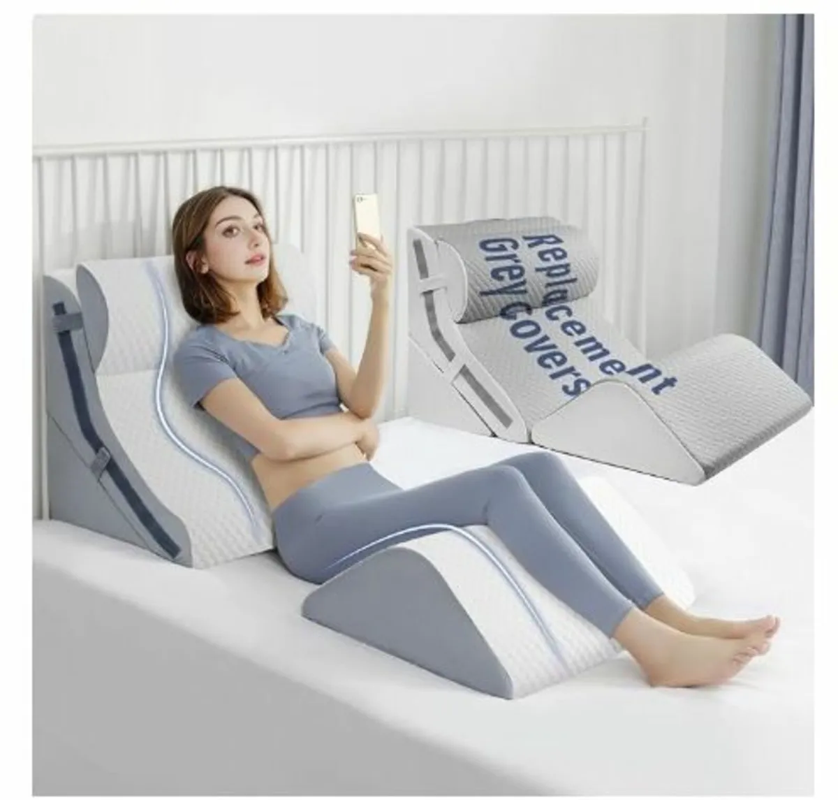 Orthopedic Bed Wedge Pillow Set - Image 1