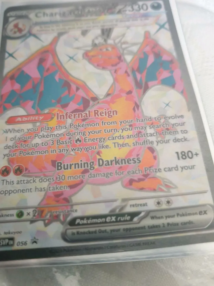 POKEMON. CHARIZARD.EX.SVPEN.056..BLACK STAR .PROMO - Image 2