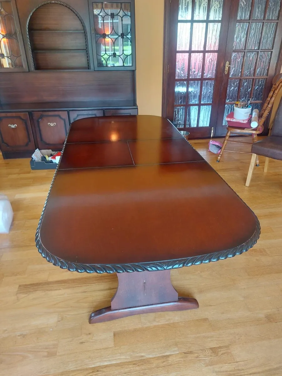 Mahogany Extendable Dining Table - Image 1