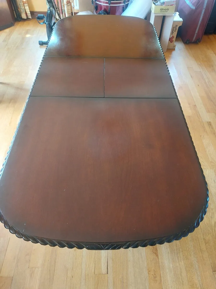 Mahogany Extendable Dining Table - Image 2