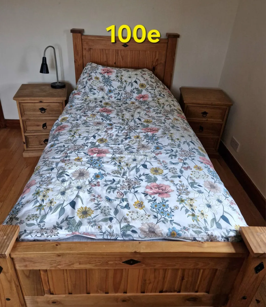 Single mexican pine bed
