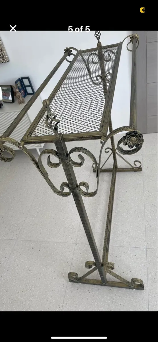 Vintage distressed Clothes rail - Image 1