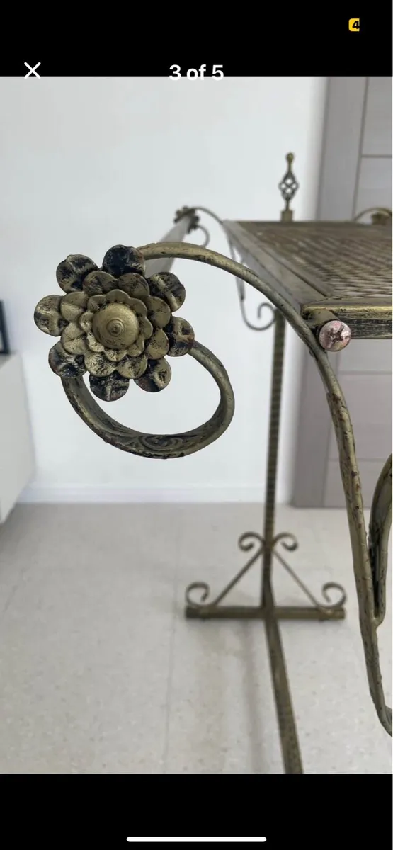 Vintage distressed Clothes rail - Image 3