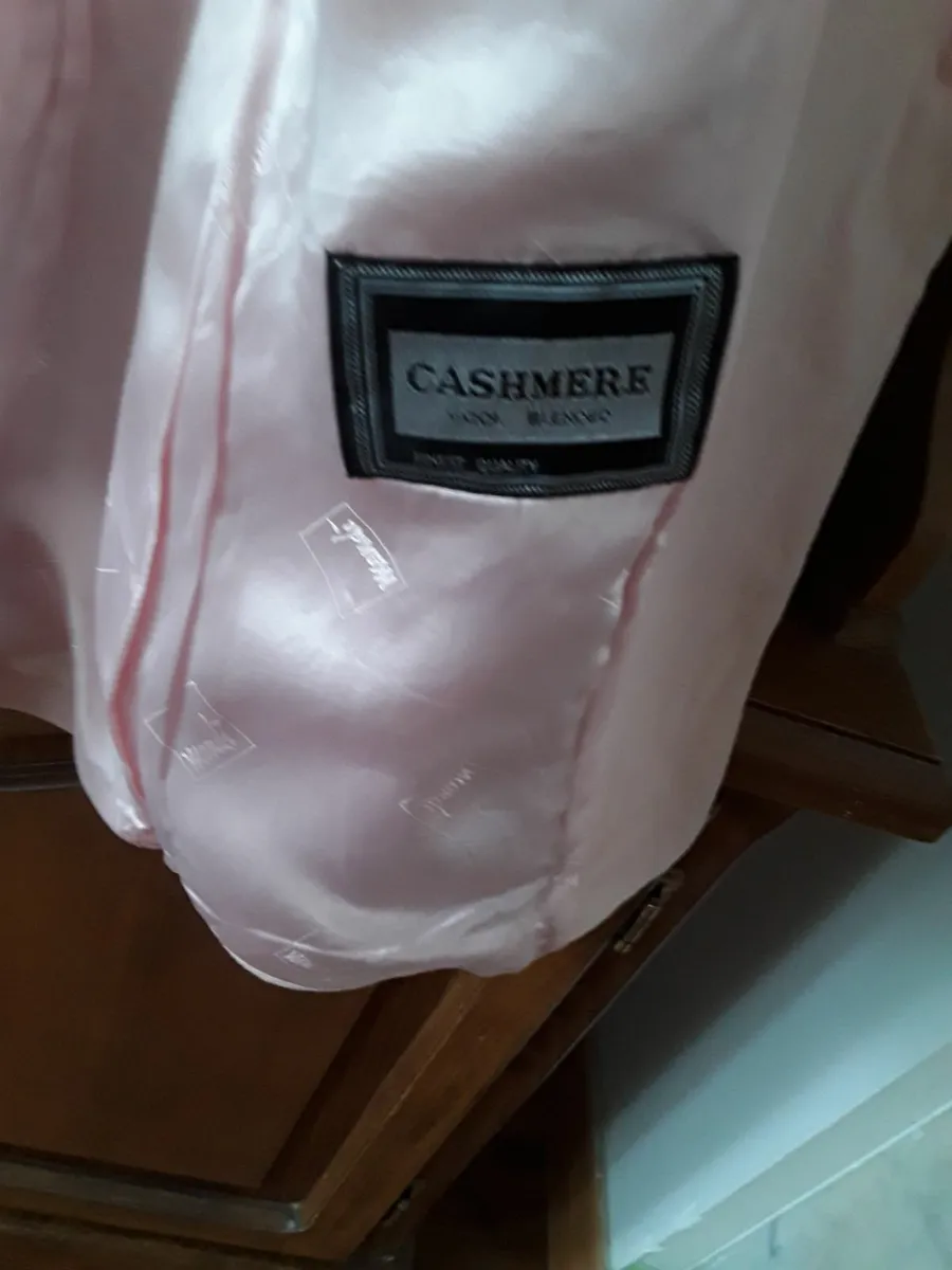 Ladies pale pink designer jacket  cashmear small s - Image 2