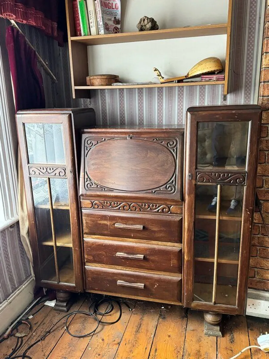 Antique Mahogany Writing/Secretaire Bureau - Image 2