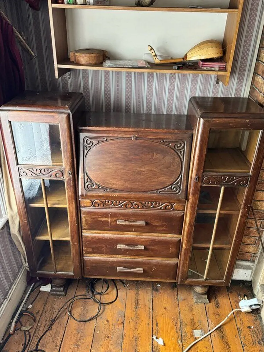 Antique Mahogany Writing/Secretaire Bureau - Image 3