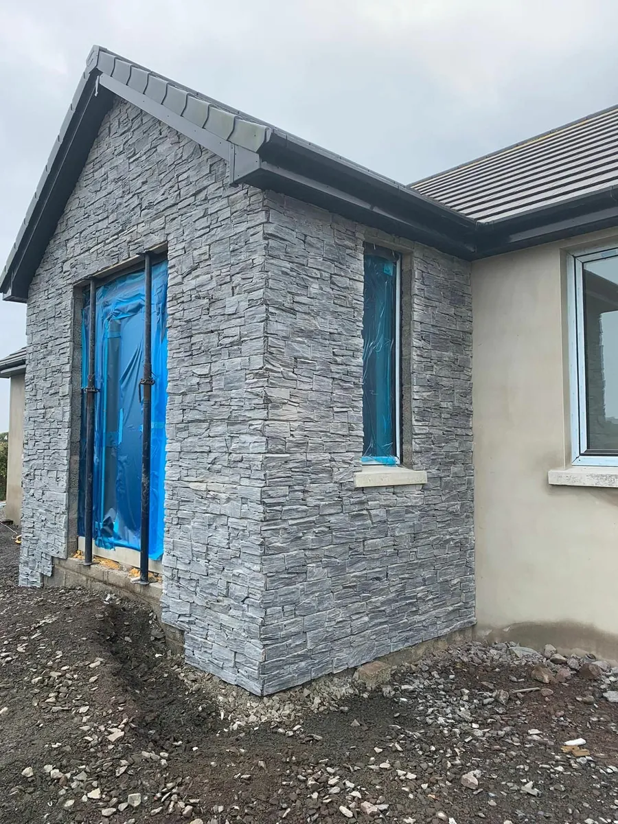 Charcoal (Black) Z Stone cladding natural stone ve - Image 1