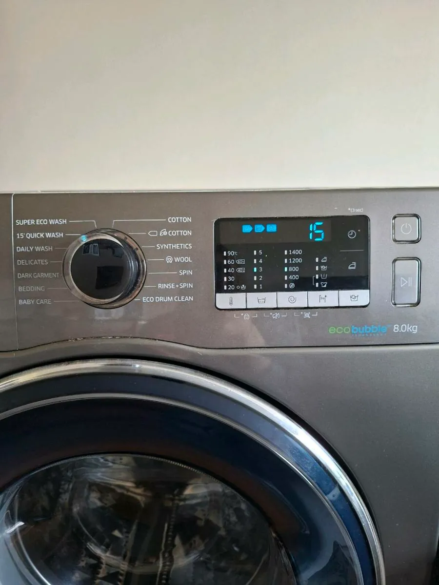 Samsung ecobubble 8kg washing machine - Image 2