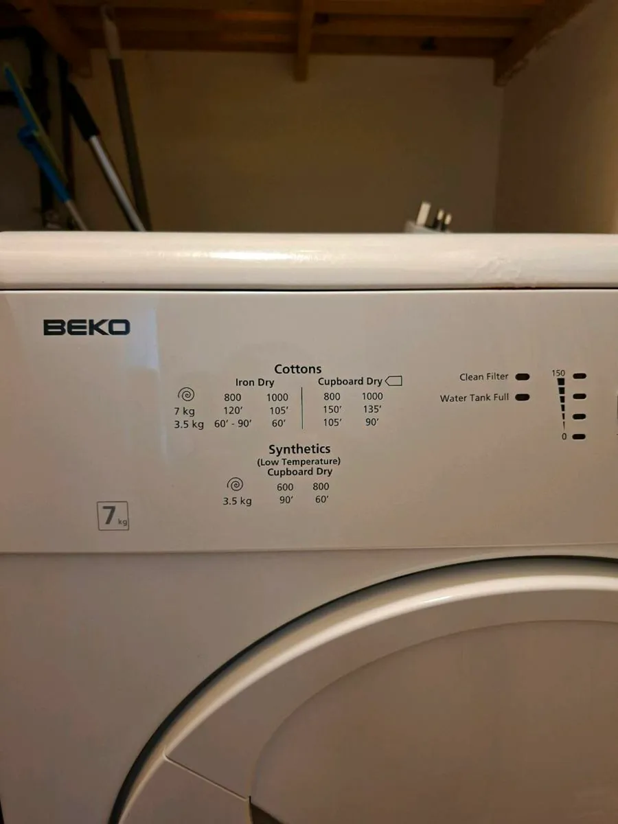 Beko 7kg condenser tumble dryer - Image 2