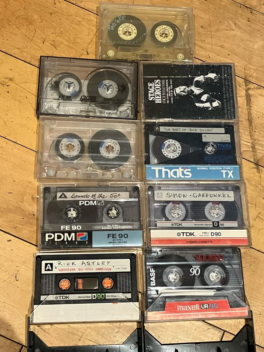 Audio cassettes used and one new - Image 3