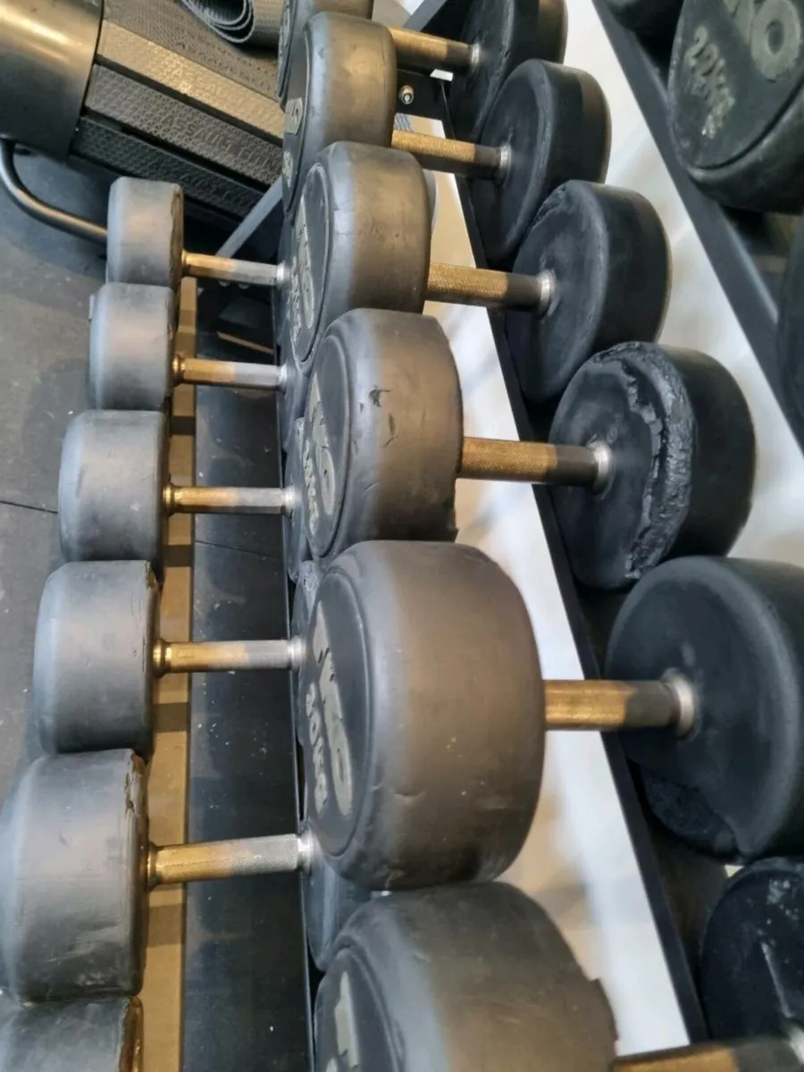 Dumbbells set with rack - Image 3