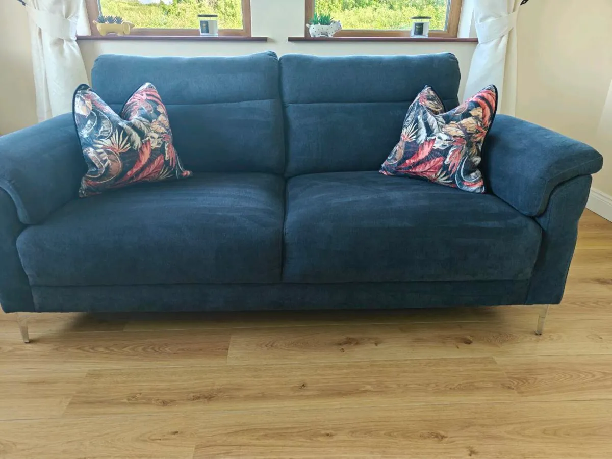 3 Seater Couch and Armchair - Image 1