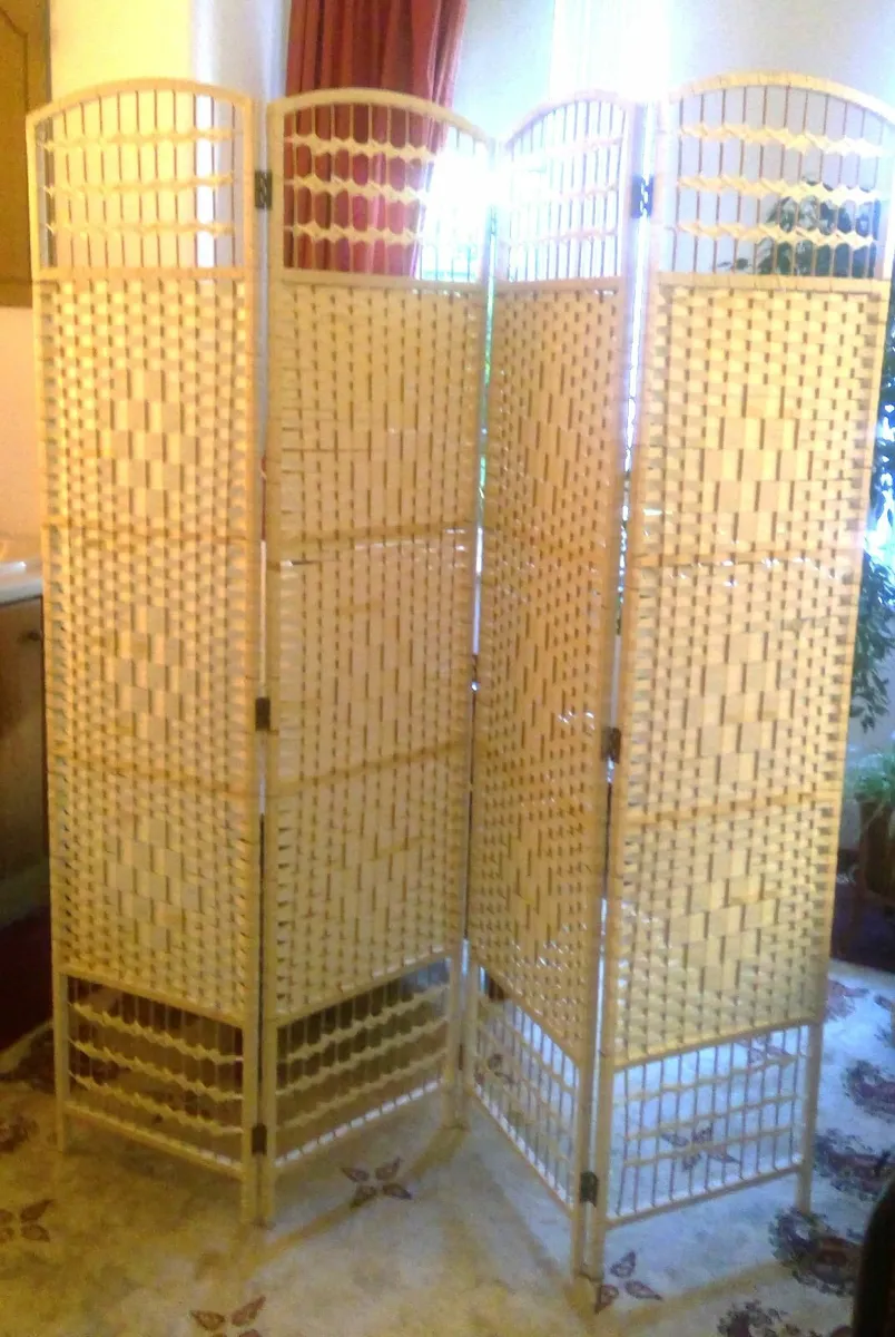 4-panel room divider screen - Image 1