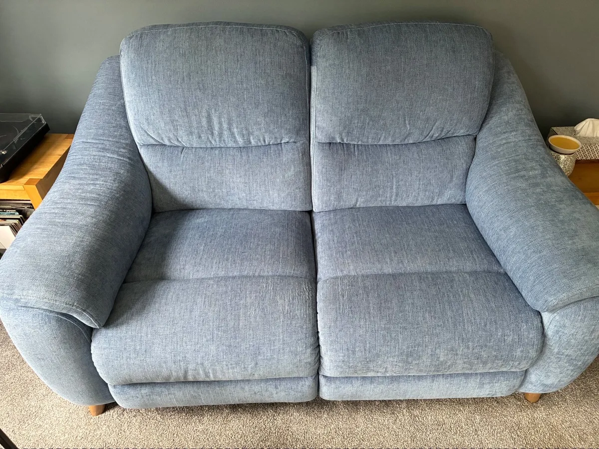 2seater blue couch - Image 1