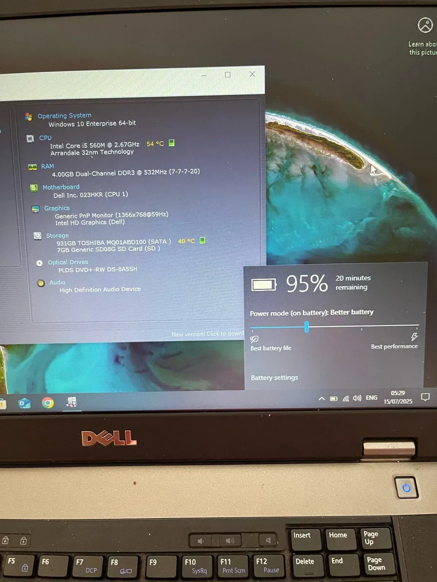 Dell i5 laptop for 75 - Image 3