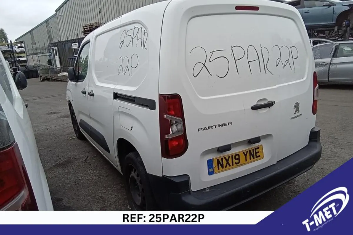 2019 PEUGEOT PARTNER BREAKING FOR PARTS - Image 1