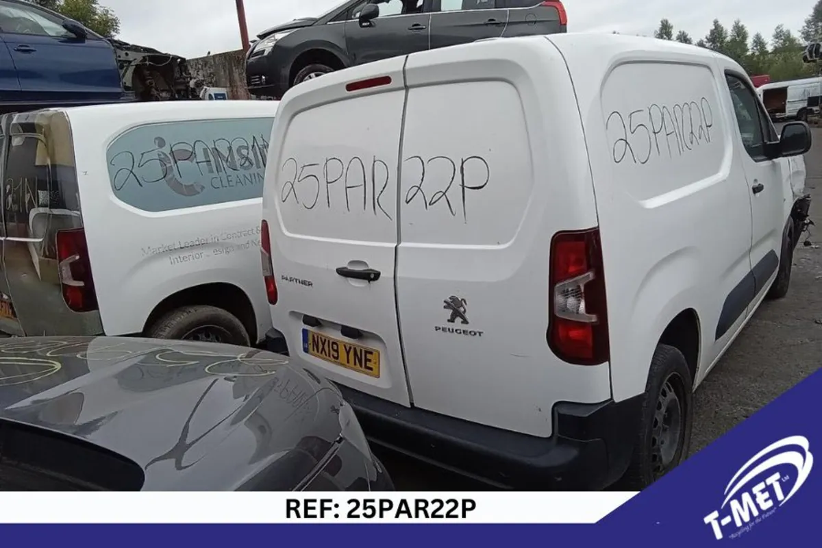 2019 PEUGEOT PARTNER BREAKING FOR PARTS - Image 2