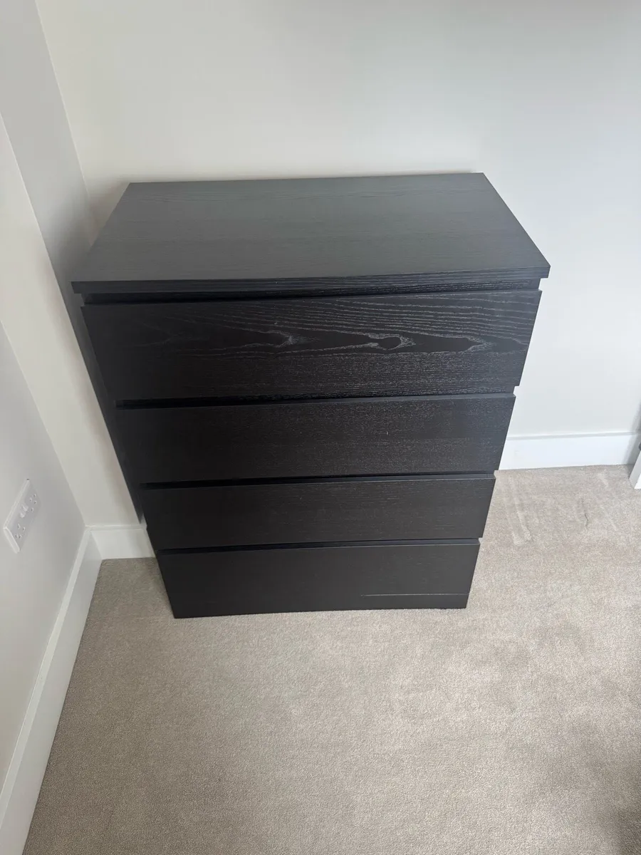 Malm ikea drawers (4 drawer) - Image 1