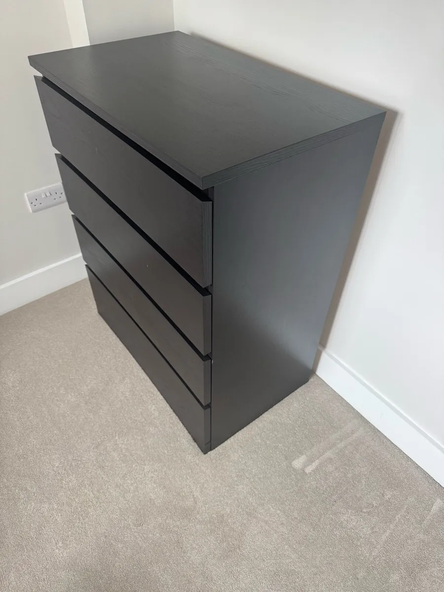 Malm ikea drawers (4 drawer) - Image 2