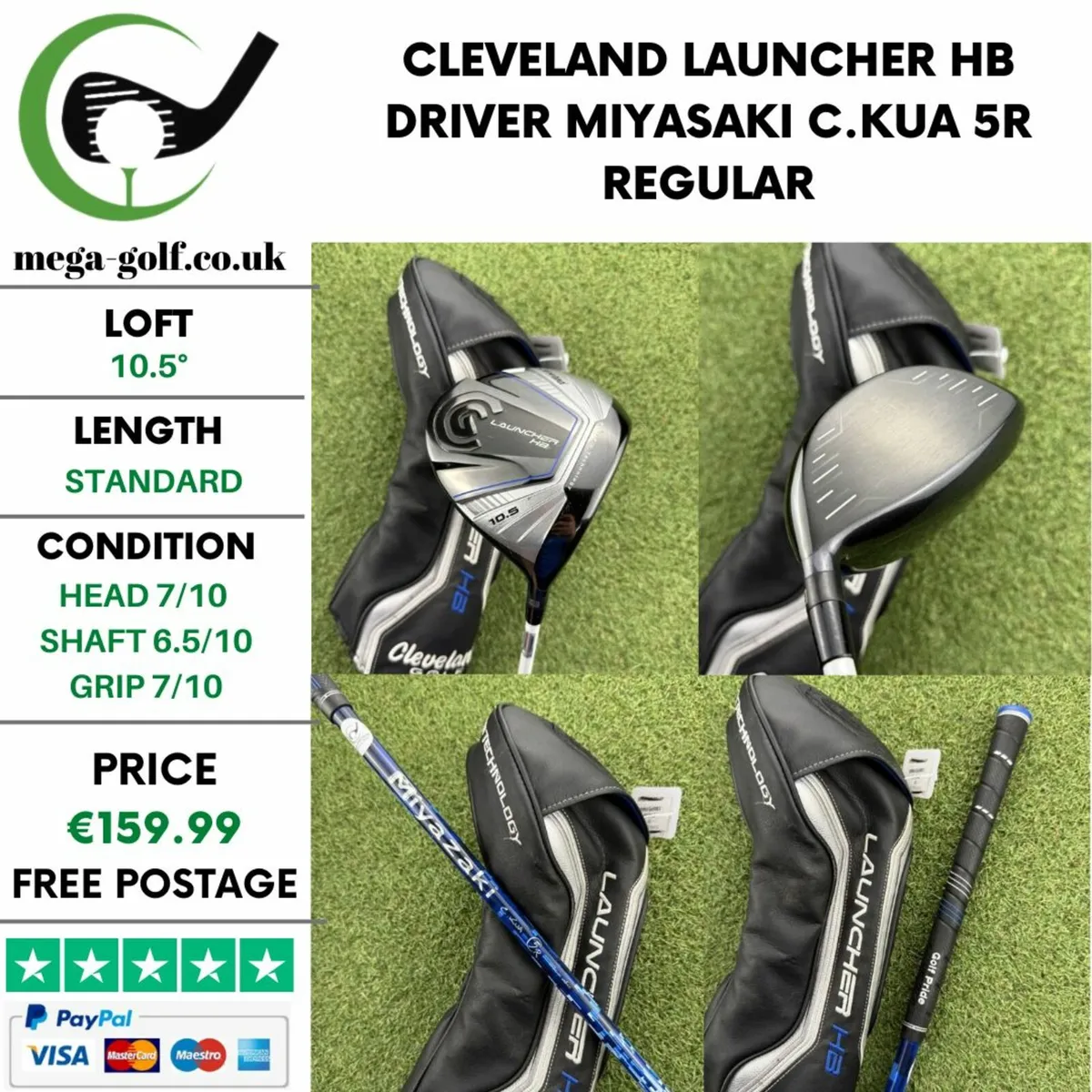CLEVELAND LAUNCHER HB DRIVER / 10.5° / REGULAR - Image 1