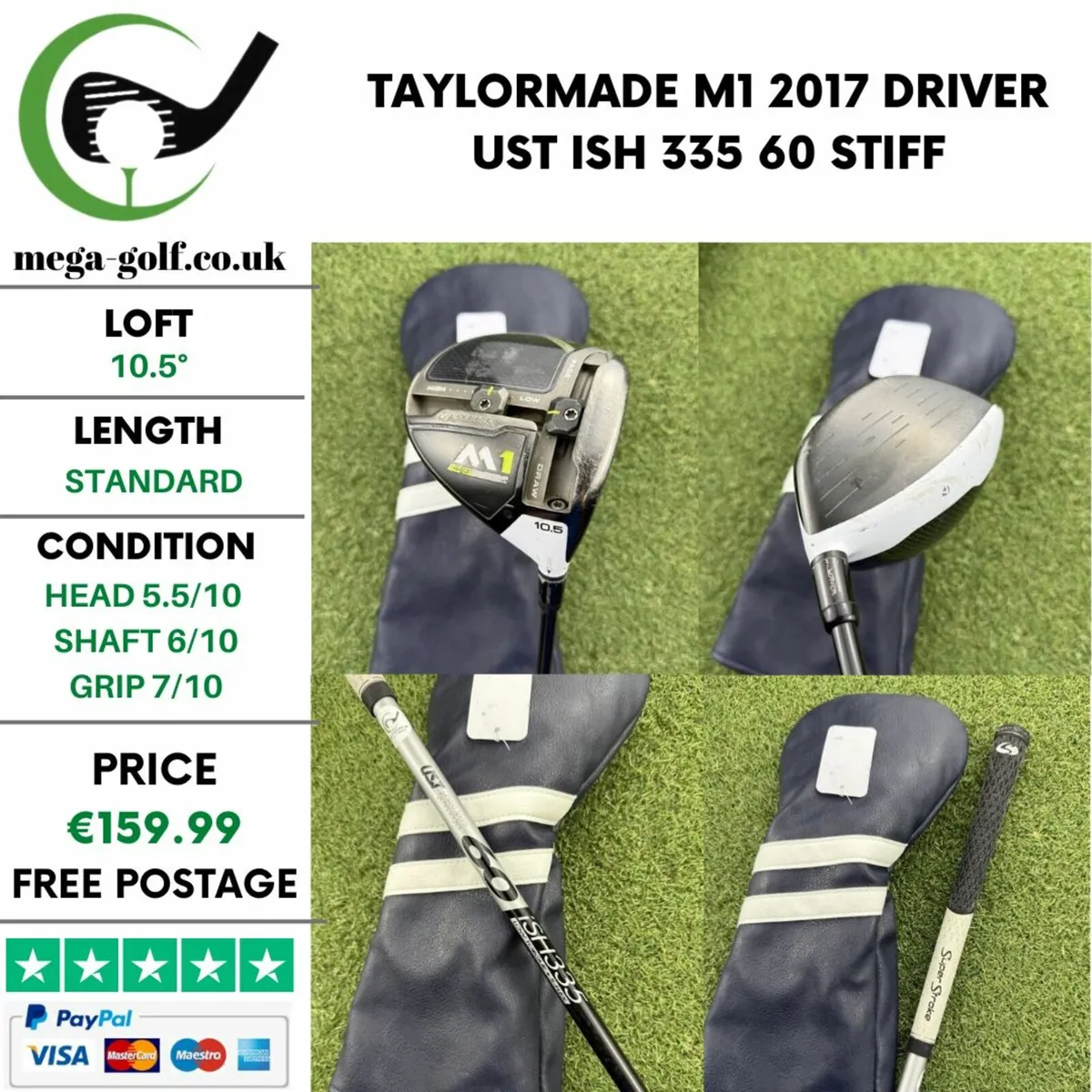 TAYLORMADE M1 2017 DRIVER / 10.5° / STIFF - Image 1