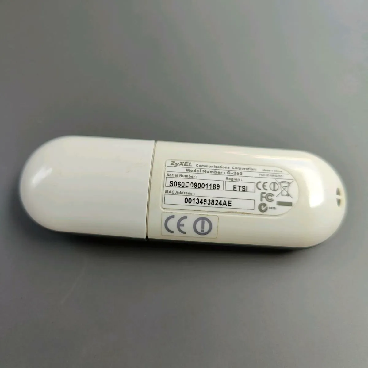Zyxel G-260 802.11g Wireless USB 2.0 Network Card - Image 2