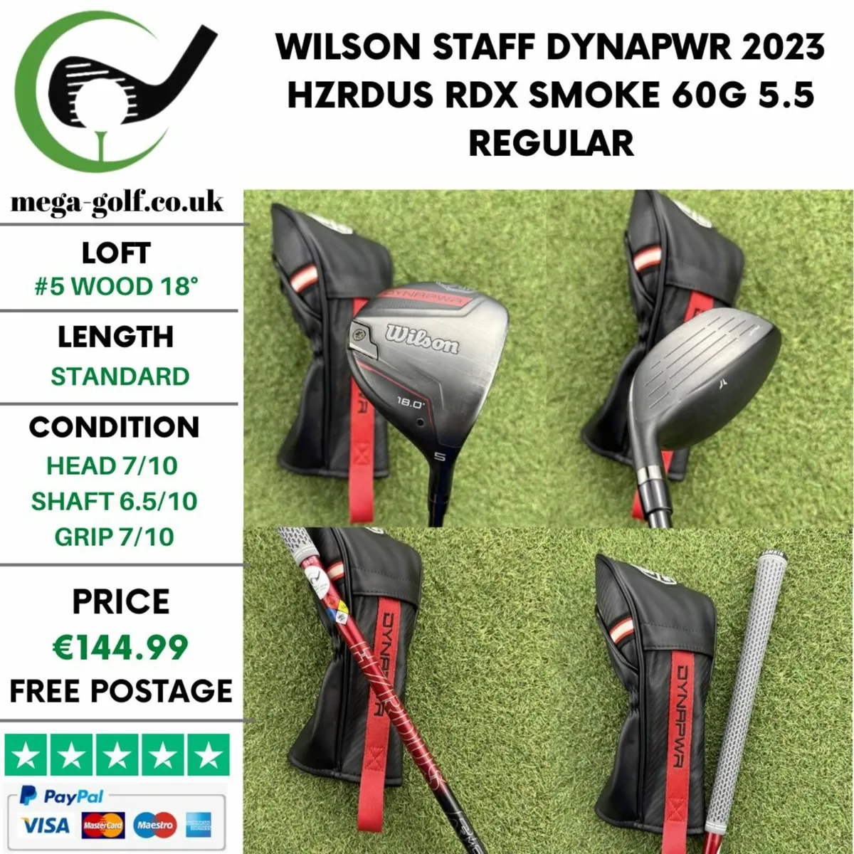 WILSON STAFF DYNAPWR 2023 #5 WOOD 18° / REGULAR - Image 1