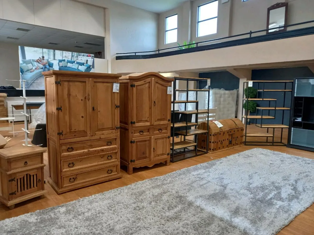 Mexican pine larder units, closing down sale - Image 1