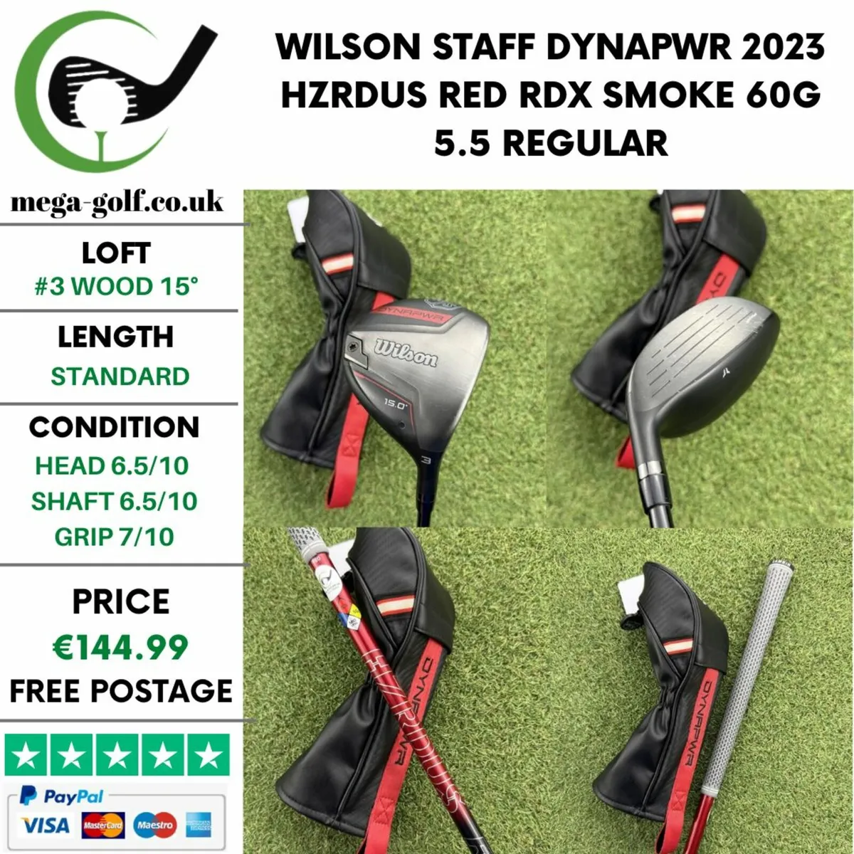 WILSON STAFF DYNAPWR 2023 #3 WOOD 15° / REGULAR - Image 1