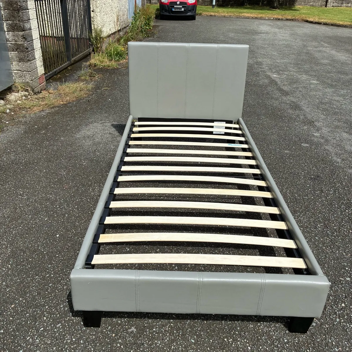Grey Single Bed - Like New - Image 2