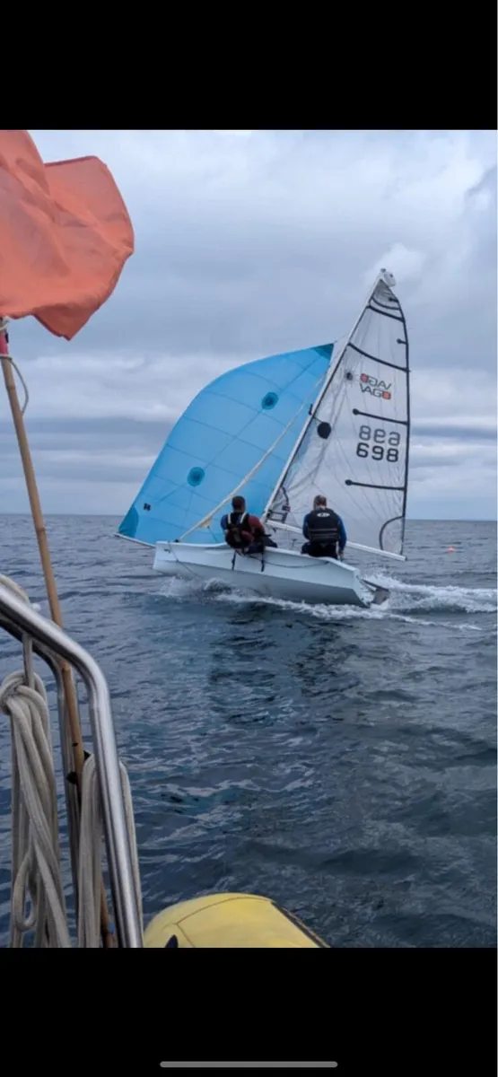 Laser vago sailing dinghy boat - Image 1