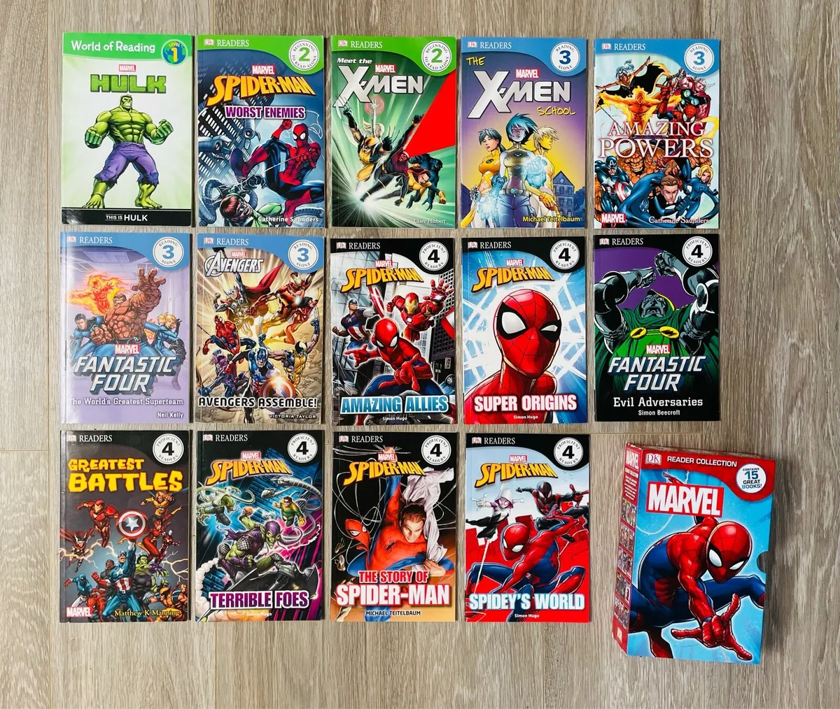 DK Reader Collection 14 Marvel Kids Books - Image 2