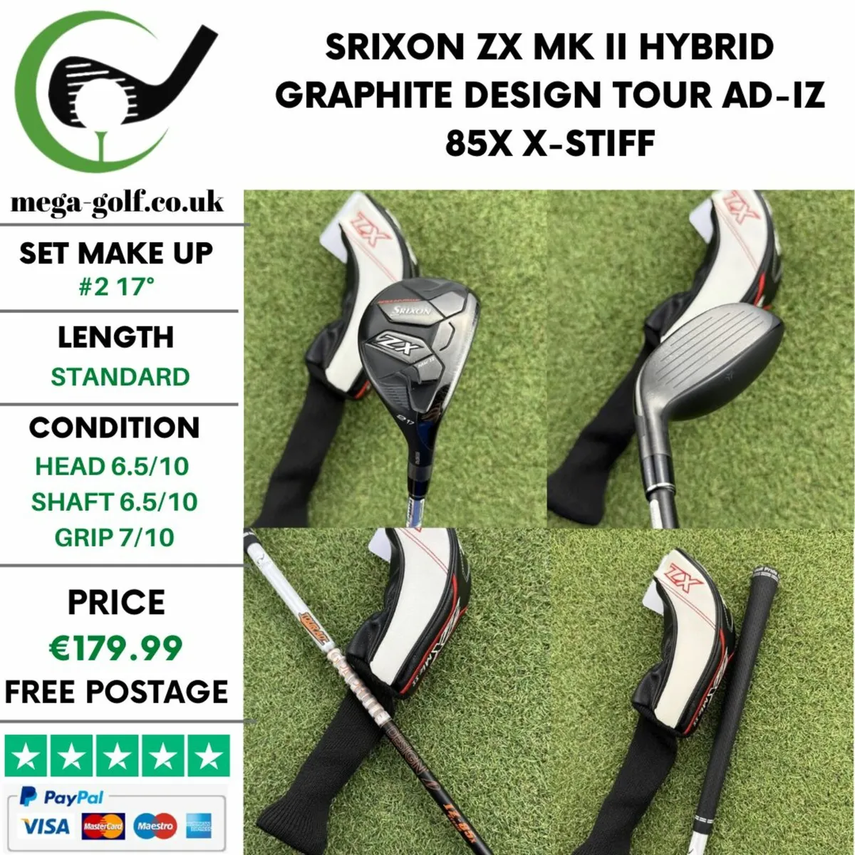 SRIXON ZX MK II HYBRID / #2 17° / X-STIFF - Image 1