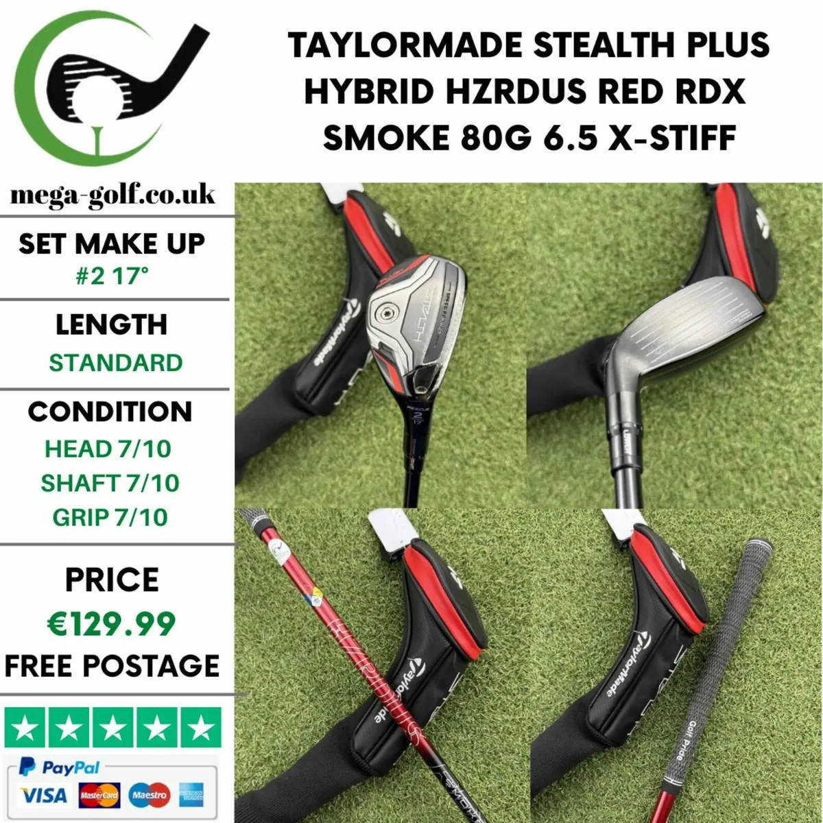 TAYLORMADE STEALTH PLUS HYBRID / #2 17° / X-STIFF - Image 1