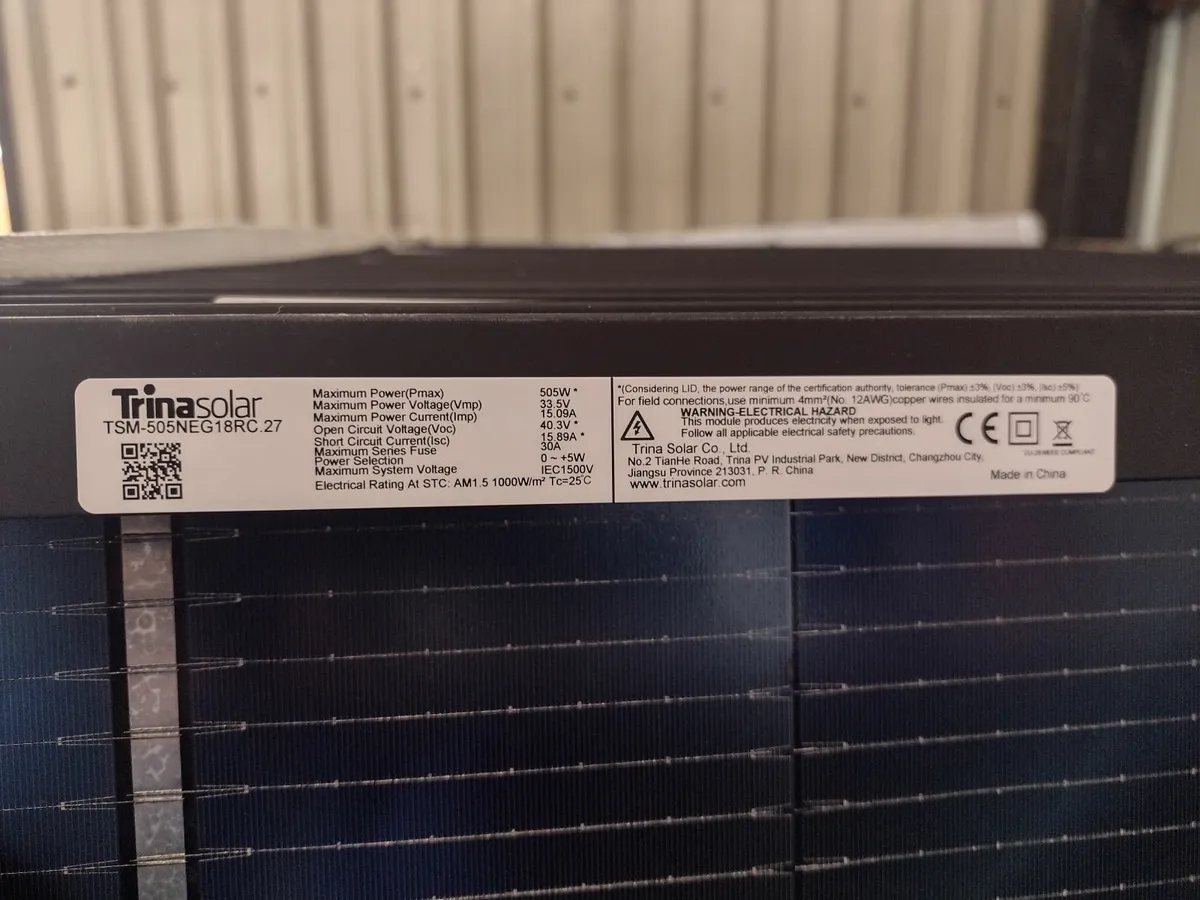Solar panels 505 Watts - Image 1